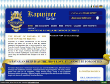 Tablet Screenshot of kapuzinerkellertrieste.it